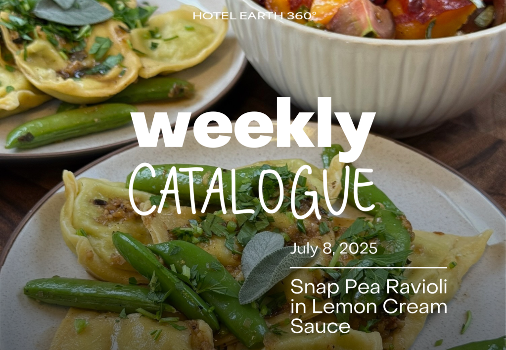 Snap Pea Ravioli in Lemon Cream&nbsp;Sauce